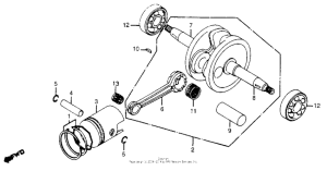 NC50 Коленчатый вал и Поршень