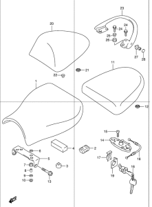 GSX1300R Пружина