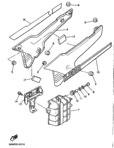 XJ600H (53KW) Боковые обтекатели