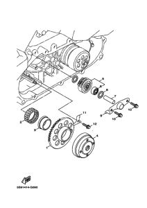 YW125Y Стартер