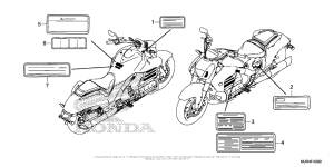 GL1800C Лейбл предостережения