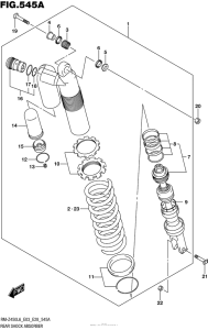 RM-Z450 Задние амортизаторы