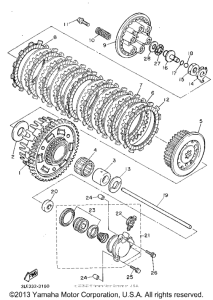 FZR1000F Сцепление