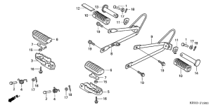 XR125 Ступень передачи