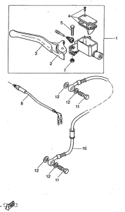 YQ50 Главный тормозной цилиндр