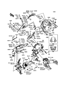 KLZ1000 Cowling(1 / 2)(Upper)