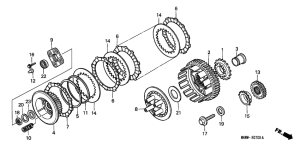 XL600V Бендикс