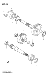 UX125 Трансмиссия