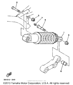 TY350N Задняя подвеска