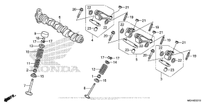 VFR1200X (DCT) Camshaft + Valve (Rr.)