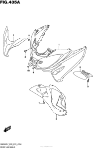 AN650Z Front Leg Shield