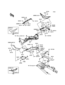 EX300 Боковые обтекатели