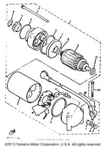 XJ750J Стартер