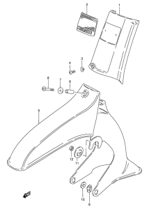 FB80 Переднее крыло