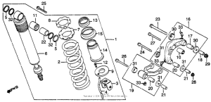 XL500R Xl500r rear shock absorber