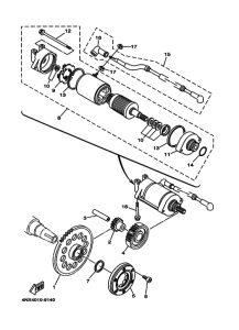 TRX850 Starter clutch outer assy
