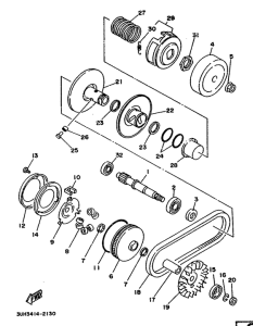 XC150 Сцепление