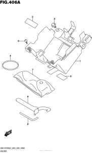 GSX-S1000 (ABS) Держатель обтекателя