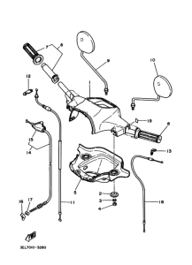 T50 ｽﾃｱﾘﾝｸﾞﾊﾝﾄﾞﾙ. ｹｰﾌﾞﾙ