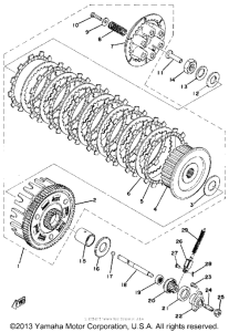 XS500C Сцепление