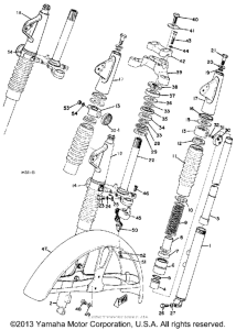 HS1 Front fork & front fender