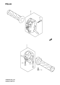 AN650 (ABS) Рулевой переключатель