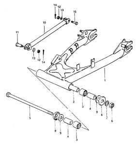 GS550 Маятник задний