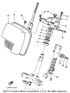 YZ80T (Motocross) Управление