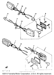 XT125J Поворотники