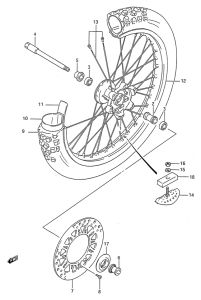 RM125 Transom + tube