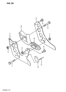 RM250 Направляющая цепи