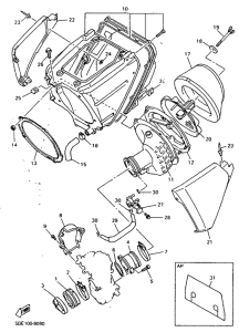 YZ400F Впускная система