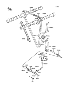 ZG1300 Распред вал