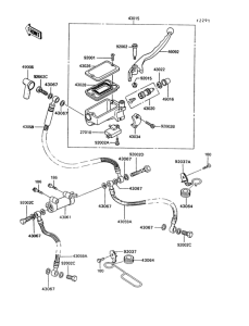 Z550 Главный тормозной цилиндр