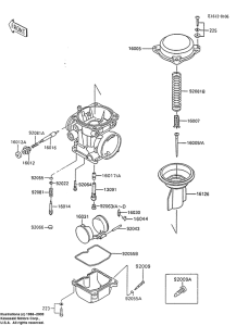 ZX600 Детали карбюратора