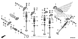VT1300CT Распределительный вал и клапана