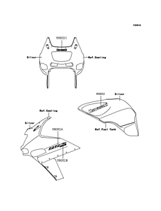 ZX400 Наклейки