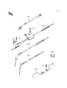 ZG1200 Тросы управления