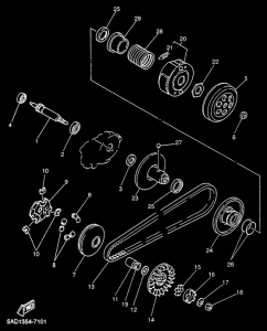 YN50R Сцепление