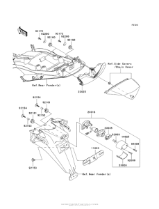 ZX1400 Фонарь