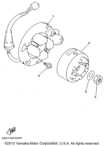 YZ125H1 Генератор
