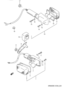 DR650 Поворотники