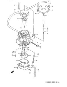 DR650 Carburetor assy