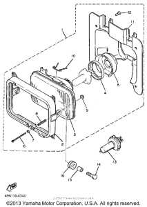 XT600UC (CA ED.) Фара