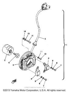 TZ250D C - d - i - magneto