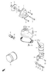 VS1400 Масляный и топливный насос