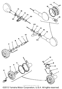 DT125C Поворотники