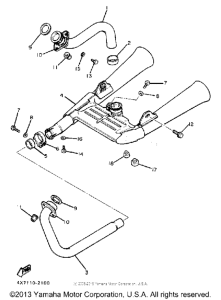 XV920K Выхлопная система