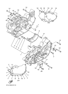 MT01 Картер двигателя