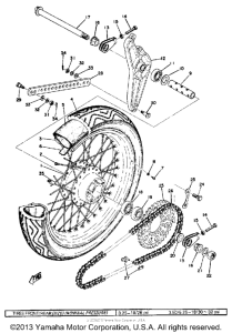 TZ750A Переднее колесо